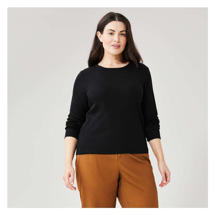 Women+ Rib Long Sleeve